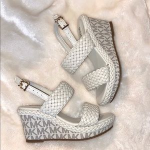 Michael Kors Logo Wedge Shoes size 11